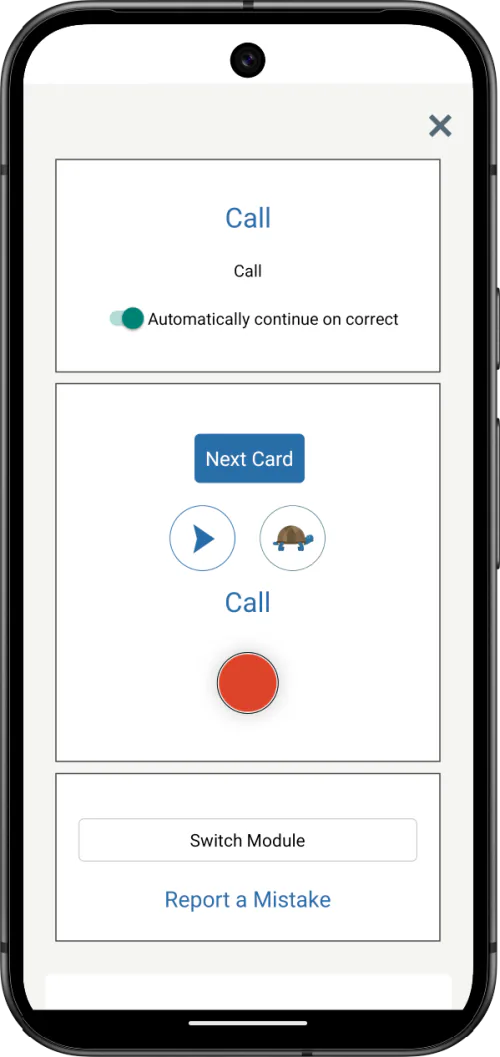 Speechling model listening and word recording exercise